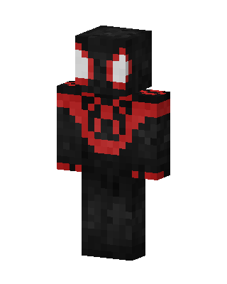 Miles Morales skin, 3D preview