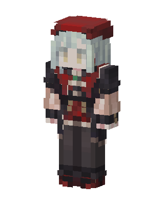 Crimson Beret Rogue skin, 3D preview