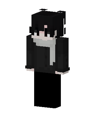 Scarf Boy skin, 3D preview