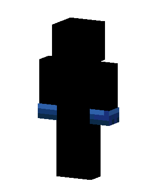 Shadow Blue Cuffs skin, 3D preview