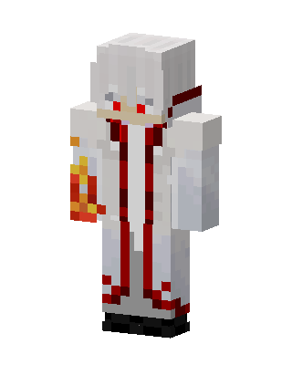 Crimson Albino skin, 3D preview