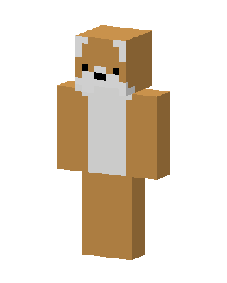 Shiba Inu Minecraft skin