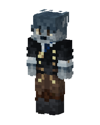Gentleman Wolf skin, 3D preview