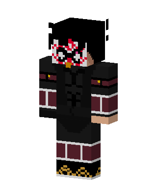 Kabuki Warrior skin, 3D preview