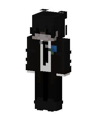 Blue Rose Tuxedo skin, 3D preview