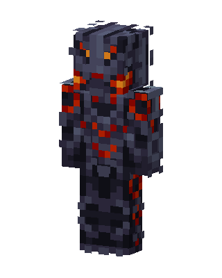 Magma Golem skin, 3D preview