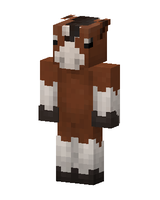 Brown Animal skin, 3D preview