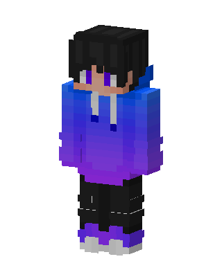 Galaxy Hoodie Boy Minecraft e-boy skin