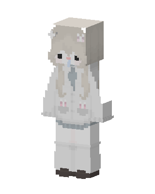 Snow Bunny skin, 3D preview