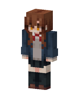 Blue Player Girl Minecraft skin