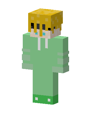 Green Hoodie Boy Minecraft skin