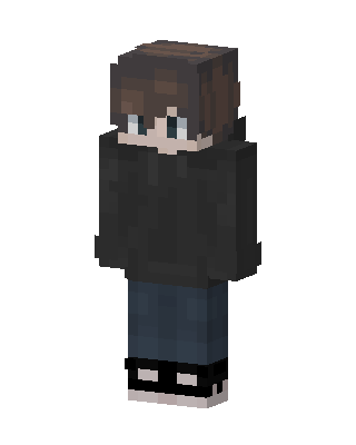 Hoodie Boy skin, 3D preview