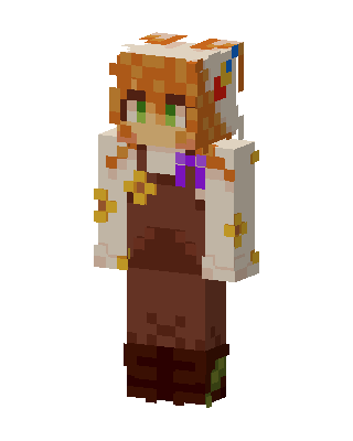 Brown Player Girl Minecraft skin