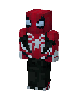 Spider-Man skin, 3D preview