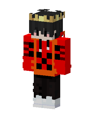 Crowned Checker Hoodie Minecraft skin