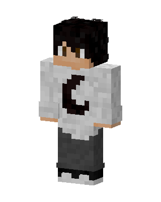 White Player Boy skin, 3D preview
