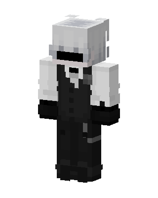 Masked Gentleman skin, 3D preview