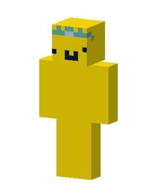 Yellow Blob skin, 3D preview