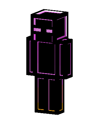 Enderman skin, 3D preview
