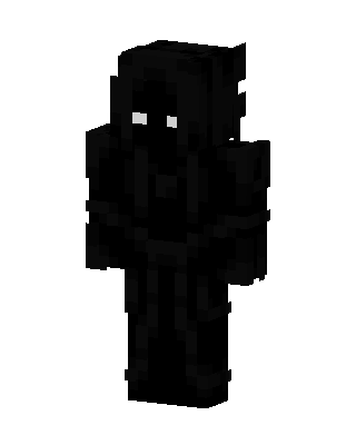Black Ninja Boy skin, 3D preview