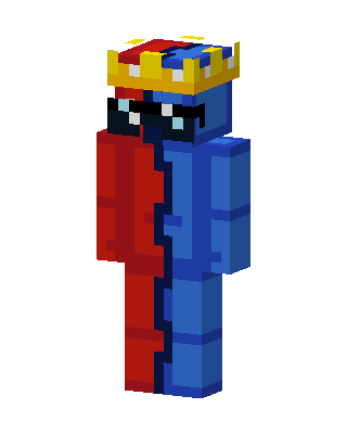Blue King skin, 3D preview