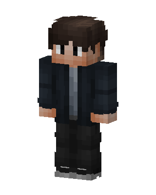 Dark Blazer Guy skin, 3D preview
