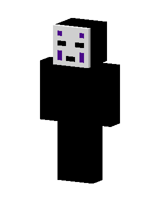 No-Face skin, 3D preview