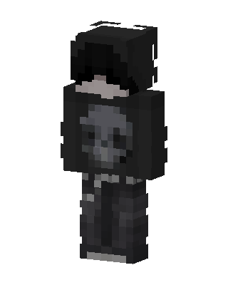 Black Fighter Boy skin, 3D preview