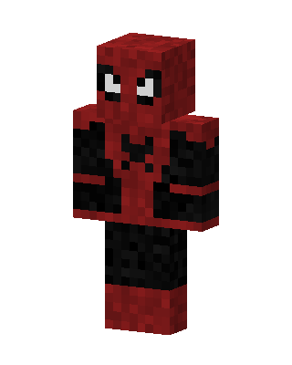 Spider-Man skin, 3D preview