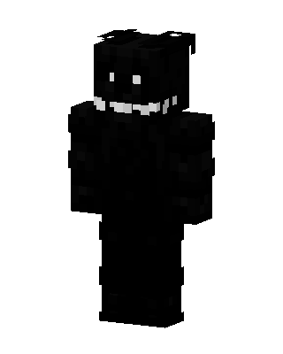 Black Mob Boy skin, 3D preview