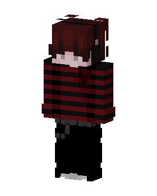 Crimson Stripes skin, 3D preview