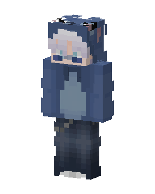 Blue Hoodie Boy Minecraft skin