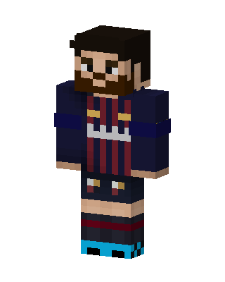 Bearded Footballer Minecraft skin