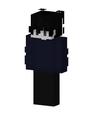 Black Player Boy skin, 3D preview