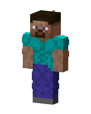 Teal Mob Boy skin, 3D preview
