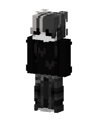 Black Ninja Boy skin, 3D preview