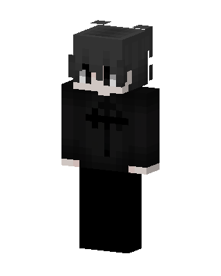 Dark Cross Hoodie Minecraft skin