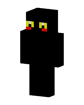 Black Villain Minecraft Enderman skin
