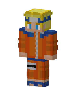 Naruto skin, 3D preview