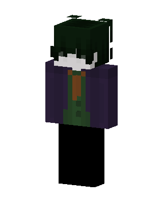 Purple Villain Boy skin, 3D preview