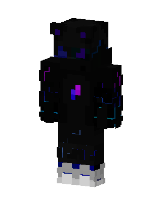 Black Villain Boy skin, 3D preview