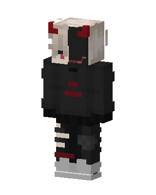 Black Masked Villain Boy Minecraft PvP skin