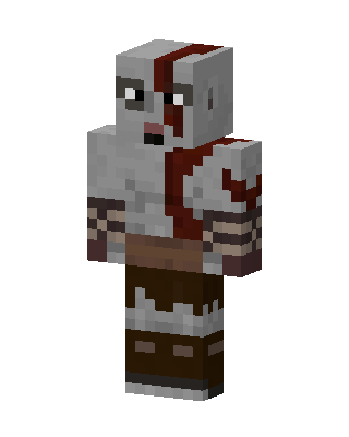 Kratos skin, 3D preview