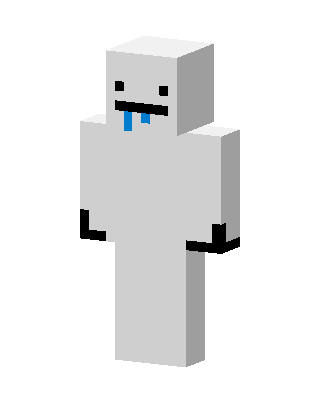 Drooling Snowman skin, 3D preview