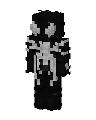 Symbiote Spider-Man Minecraft skin