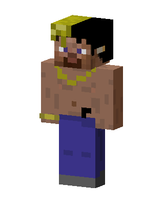 Gold Chain Rapper skin, 3D preview