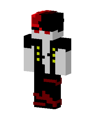 Black Villain Boy skin, 3D preview