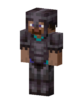 Netherite Steve Minecraft skin