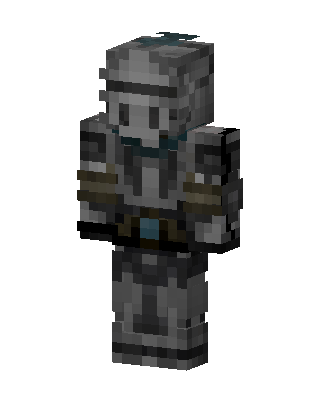 Steel Knight skin, 3D preview