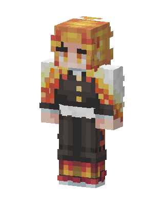 Kyojuro Rengoku skin, 3D preview